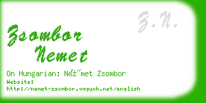 zsombor nemet business card